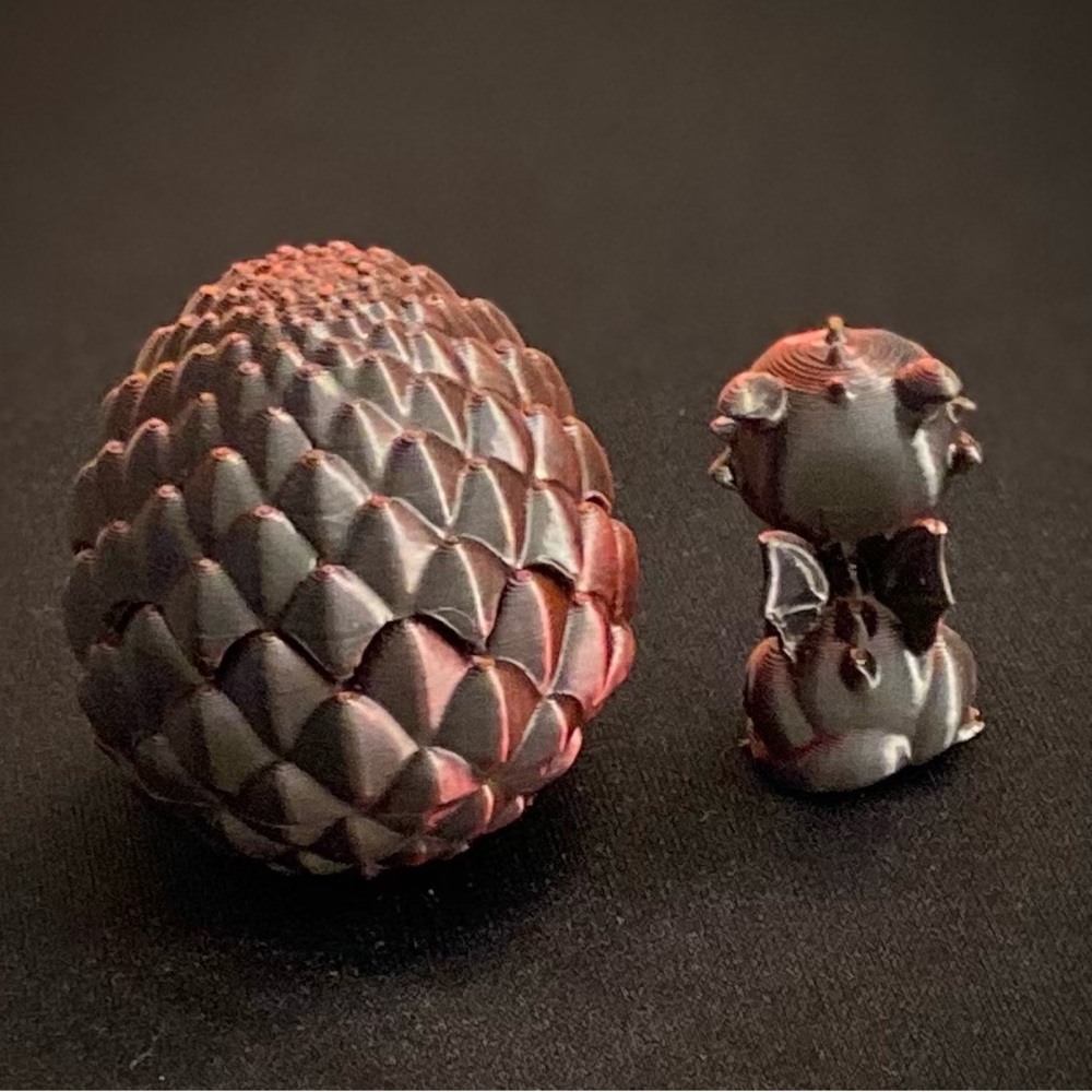 Metallic Dragon Egg and Baby Dragon Toy Set Is Dramatic and Special - Choose One - Picture 7 of 11